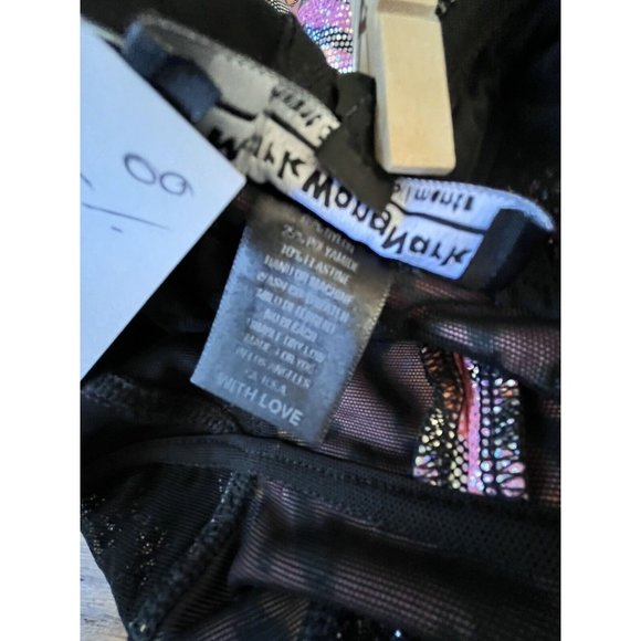 Mark Wong Nark $2000 NWT Dress Bodycon Lingerie Inspired Pink Sparkle Leopard S - Picture 11 of 11